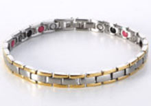 Stainless Steel bracelet containing healing magnets