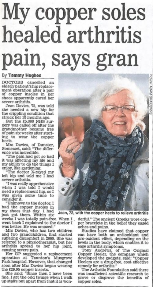 Jean Davies - newspaper article
